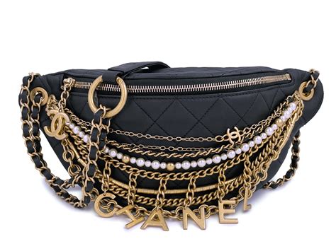 chanel fanny pack 2015 price|Chanel fanny pack with chains.